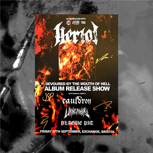 Signed A3 Album Release Show Poster