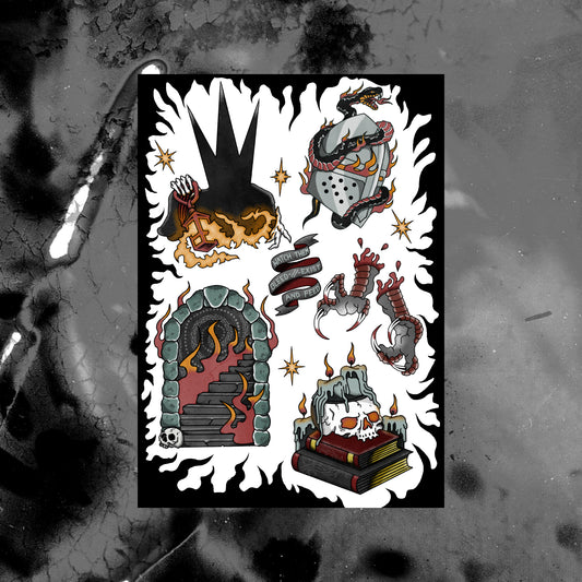 Tattoo Flash Print